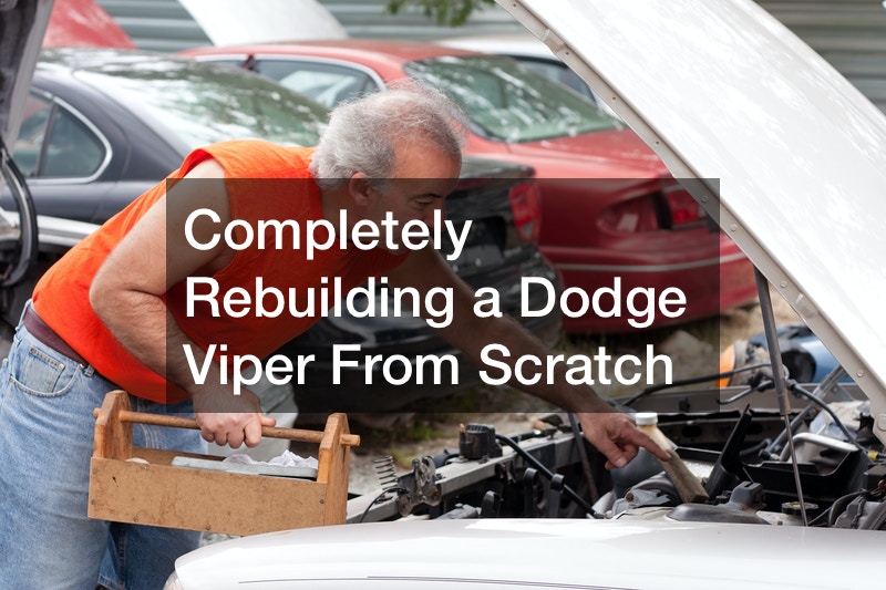 Completely Rebuilding a Dodge Viper From Scratch