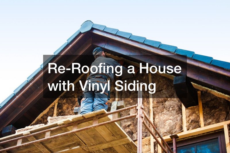 Re-Roofing a House with Vinyl Siding