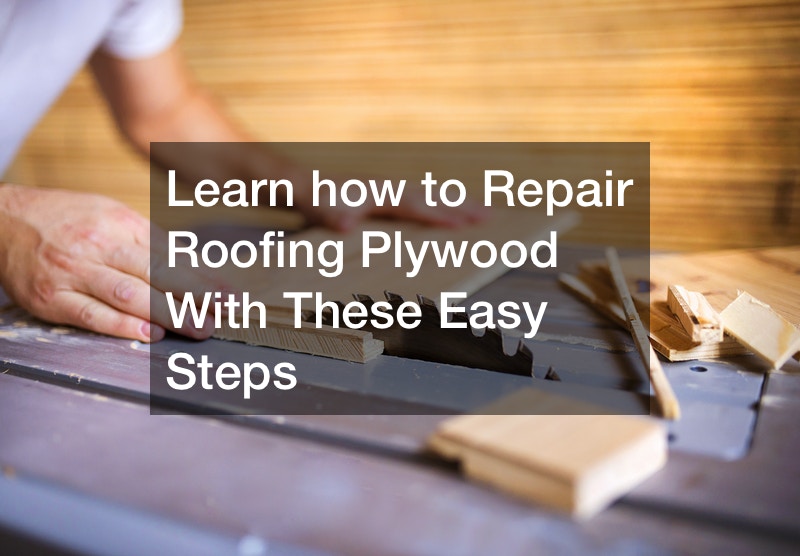 Learn how to Repair Roofing Plywood With These Easy Steps