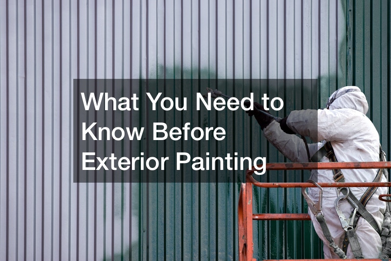 What You Need to Know Before Exterior Painting