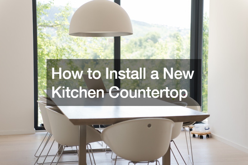 How to Install a New Kitchen Countertop