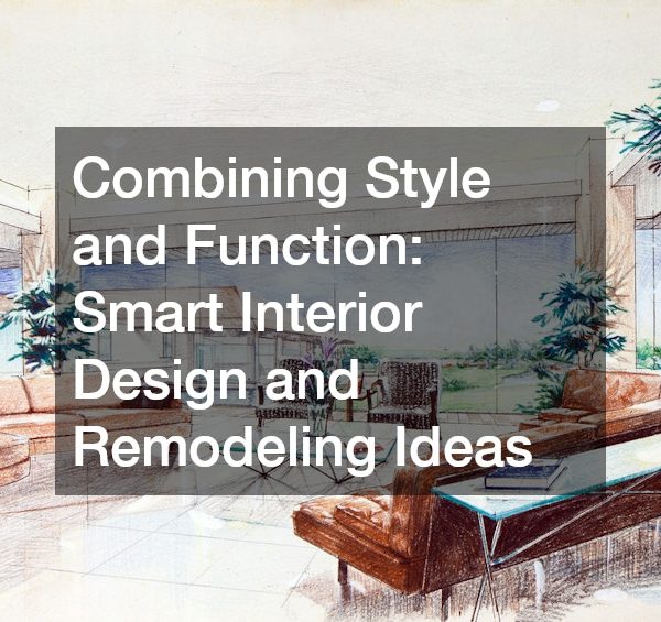 Combining Style and Function Smart Interior Design and Remodeling Ideas